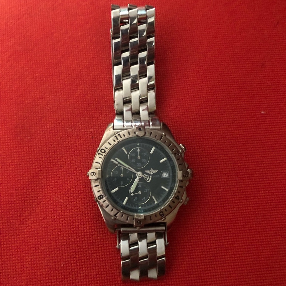 Breitling Watch 1884 Green Face
